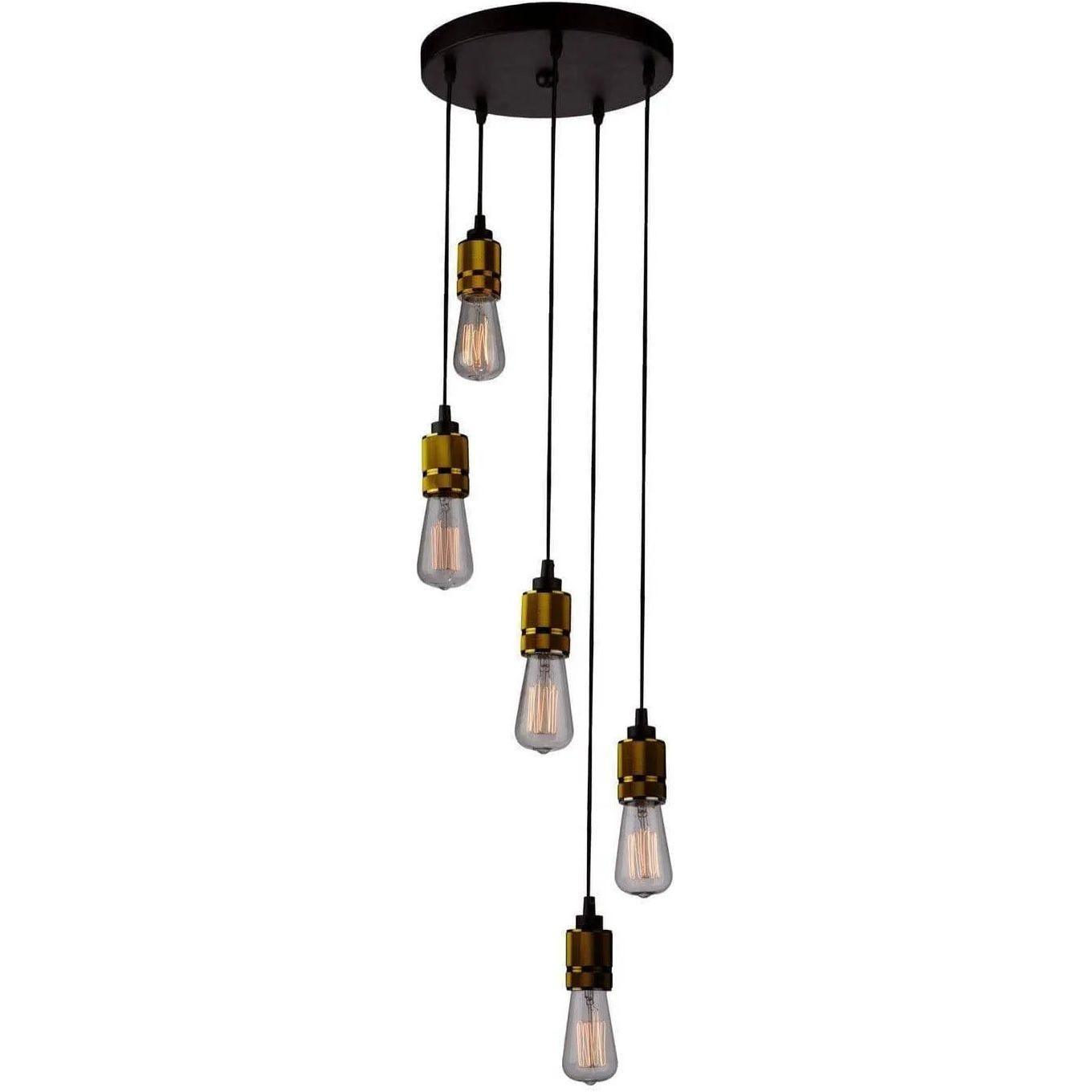 Artcraft Lighting - Jersey Five Light Chandelier - AC10577VB - Canada Light Shop