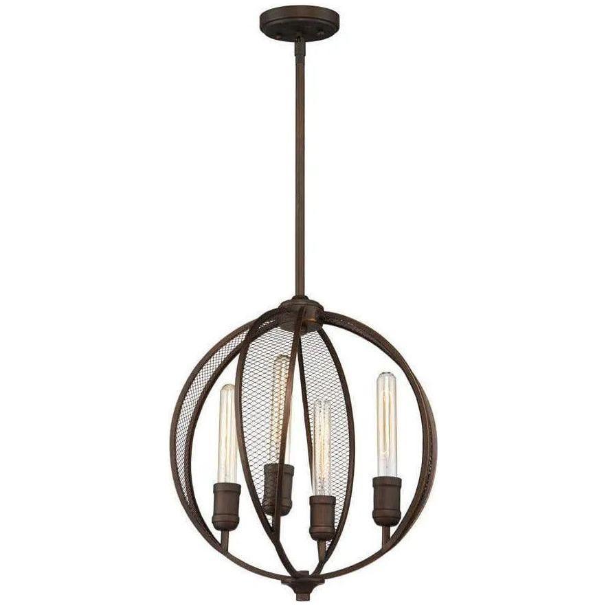 Artcraft Lighting - Linden Four Light Chandelier - AC10904OB - Canada Light Shop