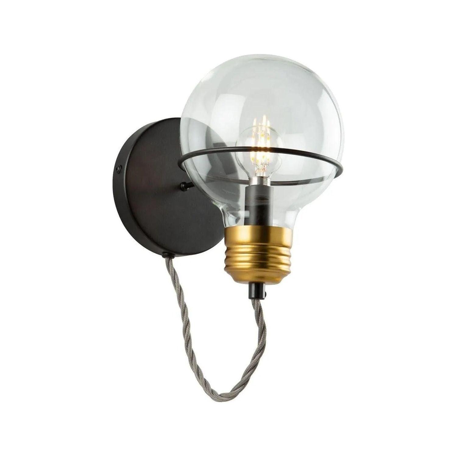 Artcraft Lighting - Martina Wall Sconce - AC11721BK - Canada Light Shop