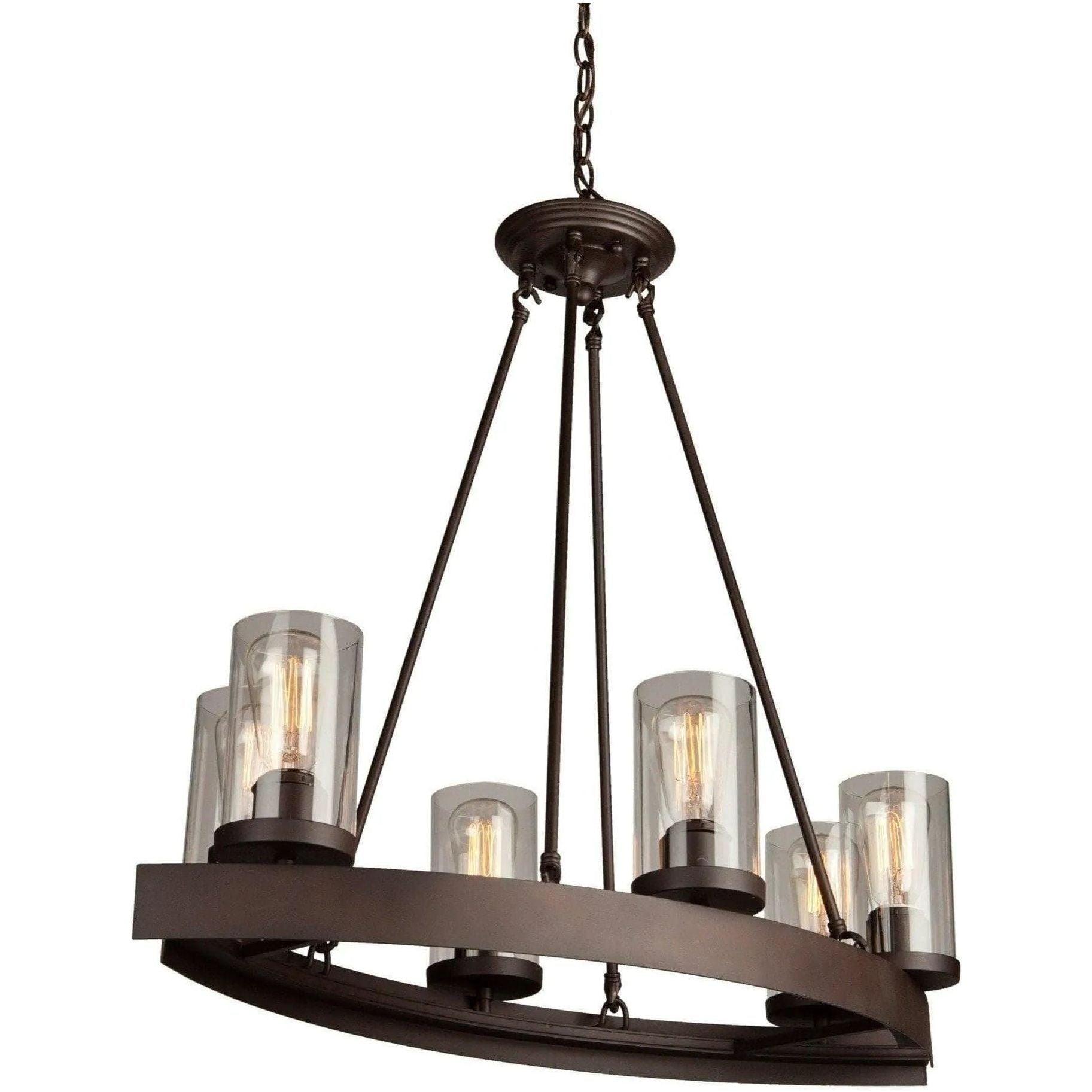 Artcraft Lighting - Menlo Park Six Light Chandelier - AC10005 - Canada Light Shop