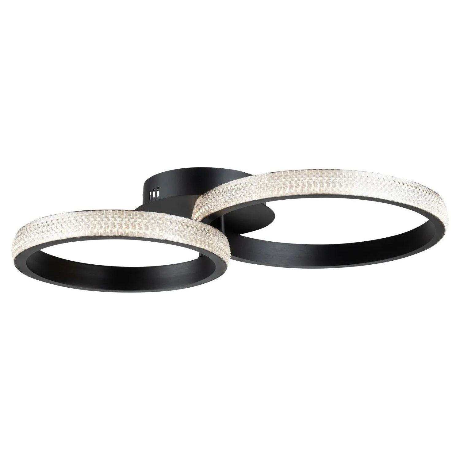 Artcraft Lighting - Nova LED Flush Mount - AC6714BK - Canada Light Shop