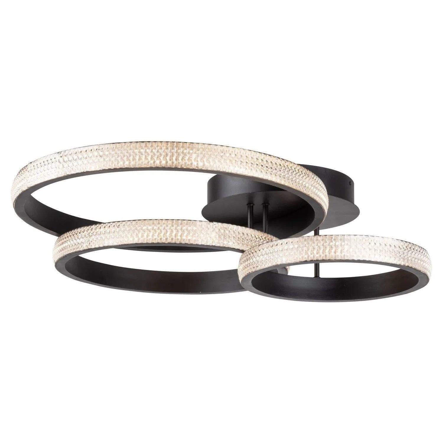 Artcraft Lighting - Nova LED Flush Mount - AC6715BK - Canada Light Shop