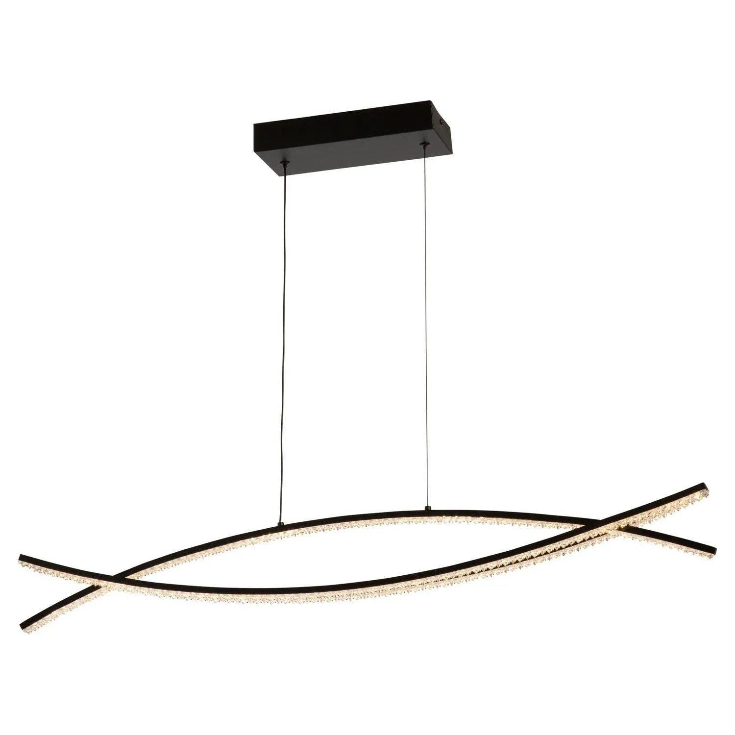 Artcraft Lighting - Nova LED Island Pendant - AC6713BK - Canada Light Shop