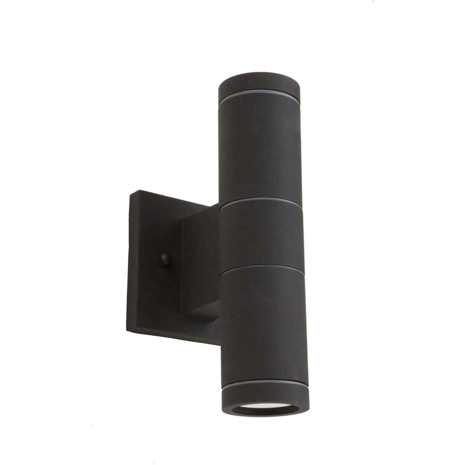 Artcraft Lighting - Nuevo Two Light Outdoor Wall Mount - AC8002BK - Canada Light Shop