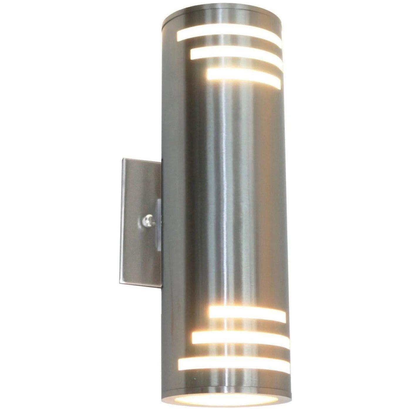 Artcraft Lighting - Nuevo Two Light Outdoor Wall Mount - AC8005SS - Canada Light Shop