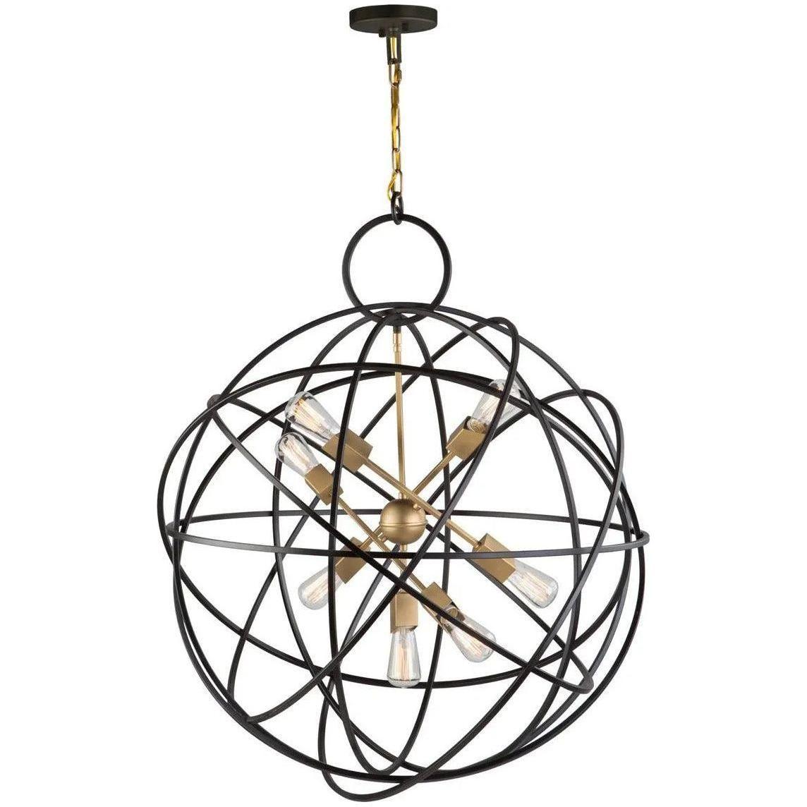 Artcraft Lighting - Orbit Seven Light Chandelier - AC10957 - Canada Light Shop