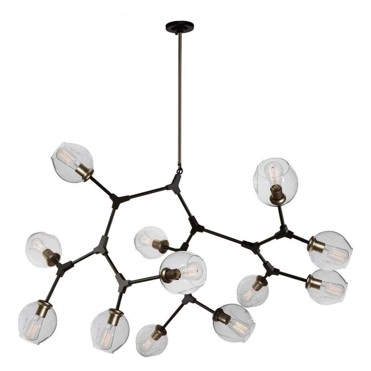 Artcraft Lighting - Organic 12 Light Chandelier - JA14022VB - Canada Light Shop