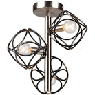 Artcraft Lighting - Sorrento Three Light Semi Flush Mount - AC11563NB - Canada Light Shop