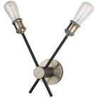 Artcraft Lighting - Tribeca Two Light Wall Mount - AC10781BK - Canada Light Shop