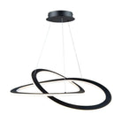 Artcraft Lighting - Wave LED Chandelier - AC7077BK - Canada Light Shop