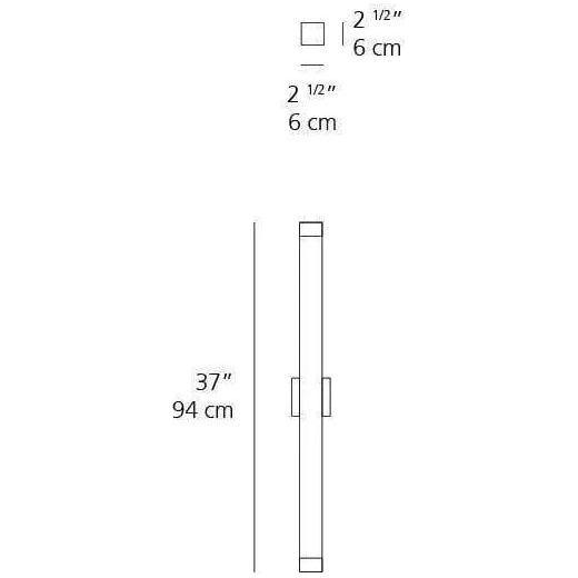 Artemide - 2.5 Square Strip Wall Light - RD902L93006A - Canada Light Shop