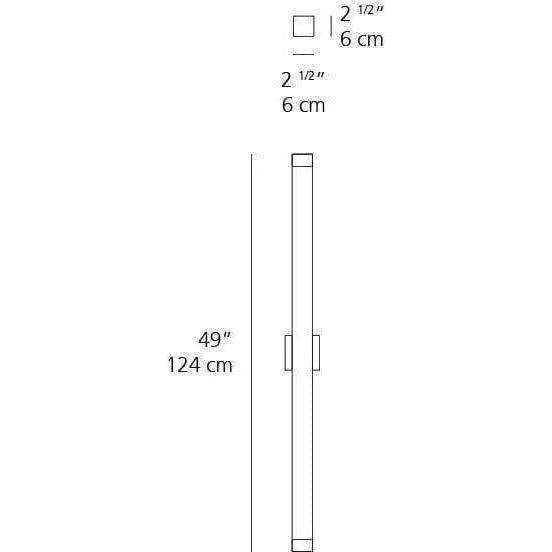 Artemide - 2.5 Square Strip Wall Light - RD902L93006A - Canada Light Shop