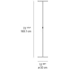Artemide - Athena Floor Lamp - 1833035A - Canada Light Shop