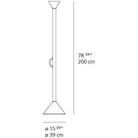 Artemide - Callimaco Floor Lamp - A0111W05 - Canada Light Shop