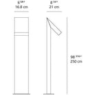 Artemide - Chilone Outdoor LED Pole - T082028 - Canada Light Shop