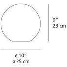 Artemide - Dioscuri Table Lamp - 0146018A - Canada Light Shop