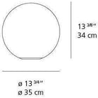 Artemide - Dioscuri Table Lamp - 0146018A - Canada Light Shop