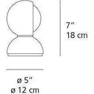 Artemide - Eclisse Table Lamp - 0028055A - Canada Light Shop
