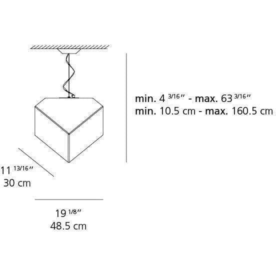 Artemide - Edge 30 Suspension - 1294018A - Canada Light Shop