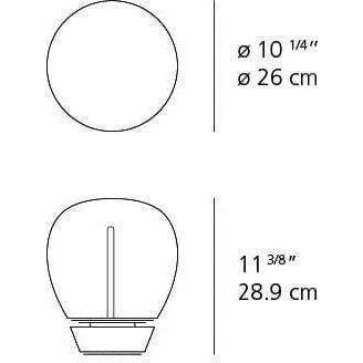 Artemide - Empatia Table Lamp - 1817018A - Canada Light Shop