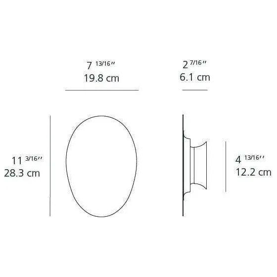 Artemide - Facce Alpha Shallow LED Wall/Ceiling Light - RDFAK01S93001AN - Canada Light Shop