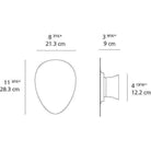 Artemide - Facce Tetro Raised LED Wall/Ceiling Light - RDFAK03L93001AN - Canada Light Shop