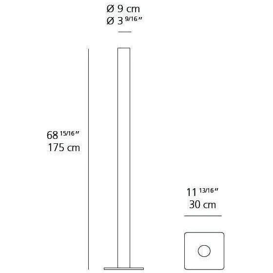 Artemide - Ilio Floor Lamp - 1640038A - Canada Light Shop