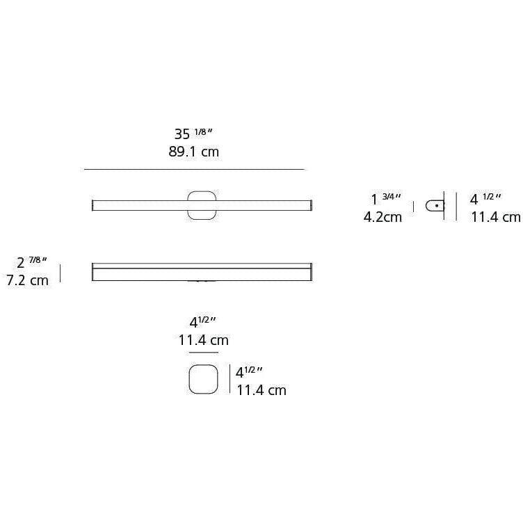 Artemide - Ledbar Round Canopy Wall Light - RDLB2R93006A - Canada Light Shop