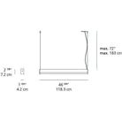 Artemide - Ledbar Square Linear Pendant - RDLBC4SD93006A - Canada Light Shop
