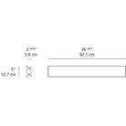 Artemide - Lineacurve Dual Wall Light - RDLC1B93006AN - Canada Light Shop