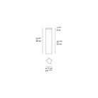 Artemide - Logico Garden Bollard - T416800W08 - Canada Light Shop