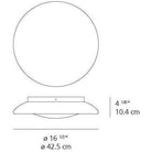 Artemide - Lunex LED Wall/Ceiling Light - RD502410 - Canada Light Shop