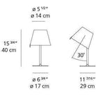 Artemide - Melampo Table Lamp - 0710028A - Canada Light Shop