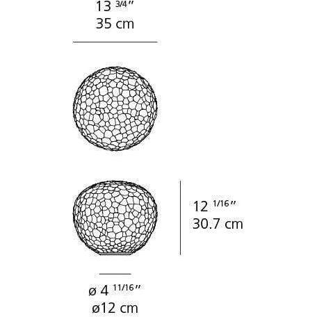 Artemide - Meteorite Table Lamp - 1700018A - Canada Light Shop