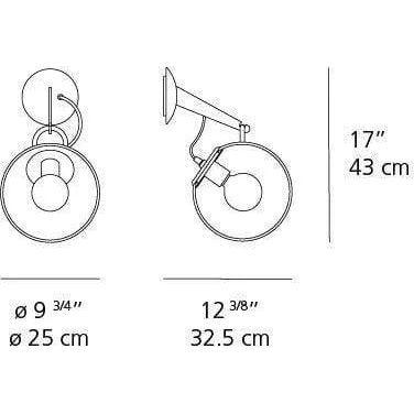 Artemide - Miconos Wall Light - A020108 - Canada Light Shop