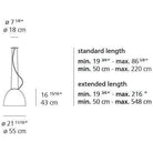 Artemide - Nur Suspension - A240618 - Canada Light Shop