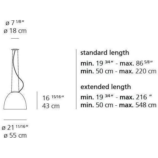 Artemide - Nur Suspension - A240618 - Canada Light Shop