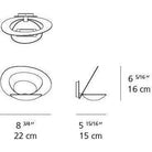 Artemide - Pirce Micro LED Wall Light - 1248W18A - Canada Light Shop