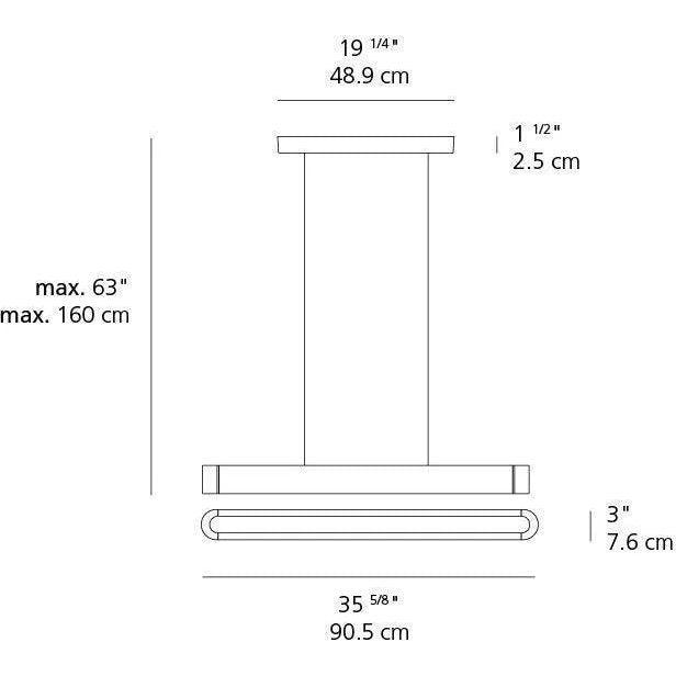 Artemide - Talo LED Suspension - 1922128A - Canada Light Shop