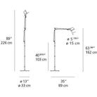 Artemide - Tolomeo Classic Floor Lamp - TOL0100 - Canada Light Shop