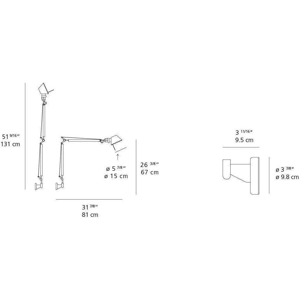 Artemide - Tolomeo Classic Wall Light - TOL1100 - Canada Light Shop