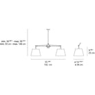 Artemide - Tolomeo Double Shade Suspension - TOL1048 - Canada Light Shop