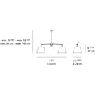 Artemide - Tolomeo Double Shade Suspension - TOL1048 - Canada Light Shop