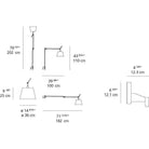Artemide - Tolomeo Mega Wall Lamp - TLM1100 - Canada Light Shop