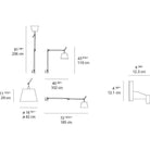 Artemide - Tolomeo Mega Wall Lamp - TLM1100 - Canada Light Shop