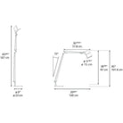Artemide - Tolomeo Reading Shade Floor Lamp - TLS0100 - Canada Light Shop