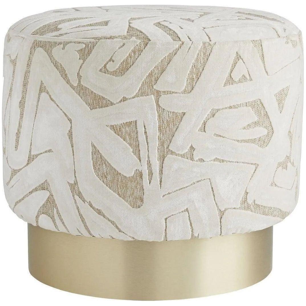 Arteriors Avalon Swivel Ottoman
