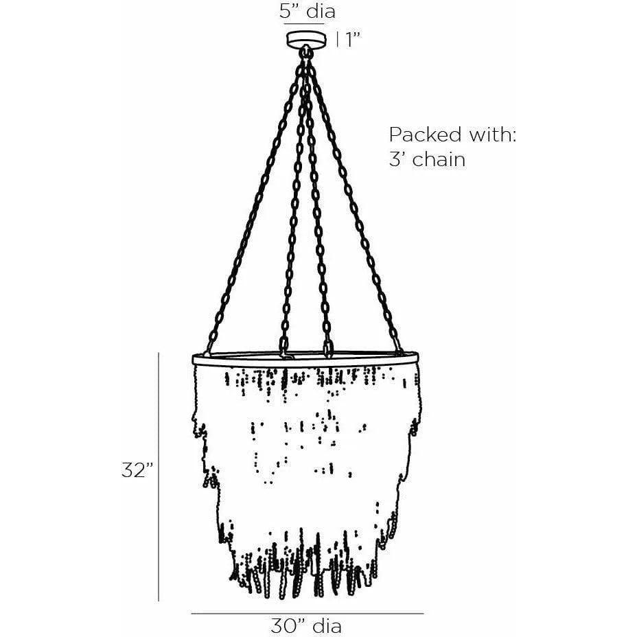 Arteriors - Lizzy Chandelier - 85024 - Canada Light Shop