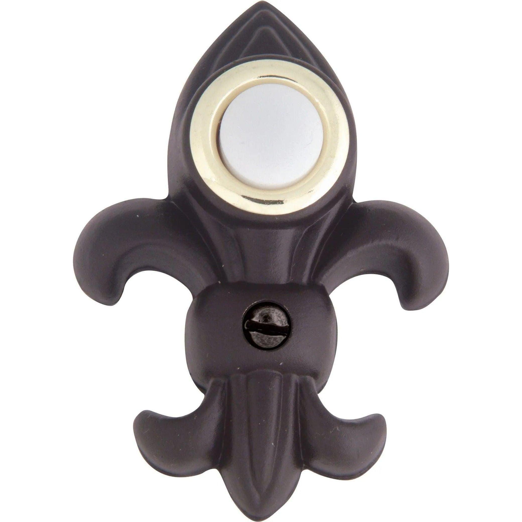 Atlas Homewares - Fleur de lys Door Bell - DB636-O - Canada Light Shop