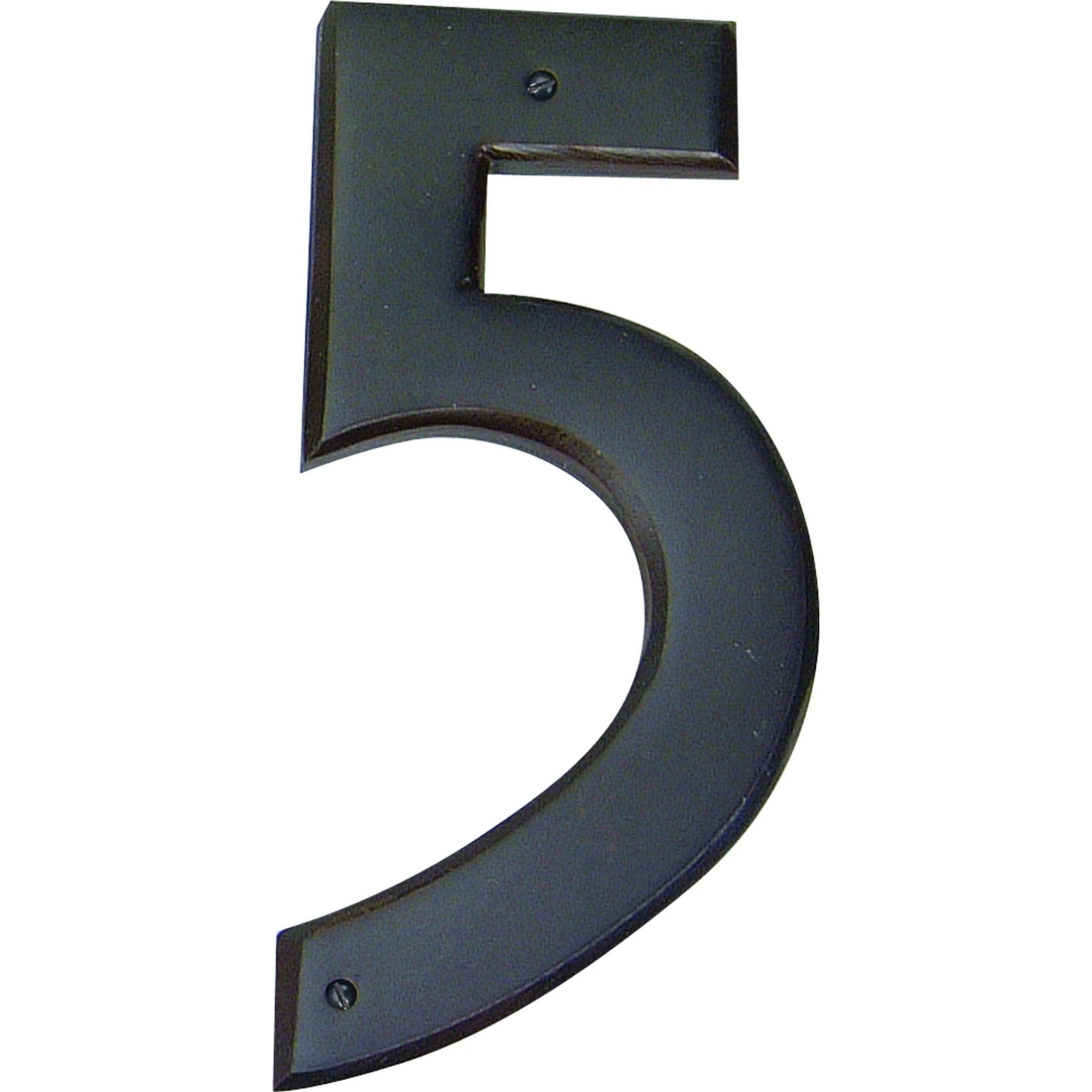 Atlas Homewares - Mission House Numbers - RCN5-O - Canada Light Shop
